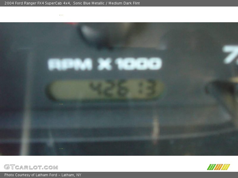 Sonic Blue Metallic / Medium Dark Flint 2004 Ford Ranger FX4 SuperCab 4x4