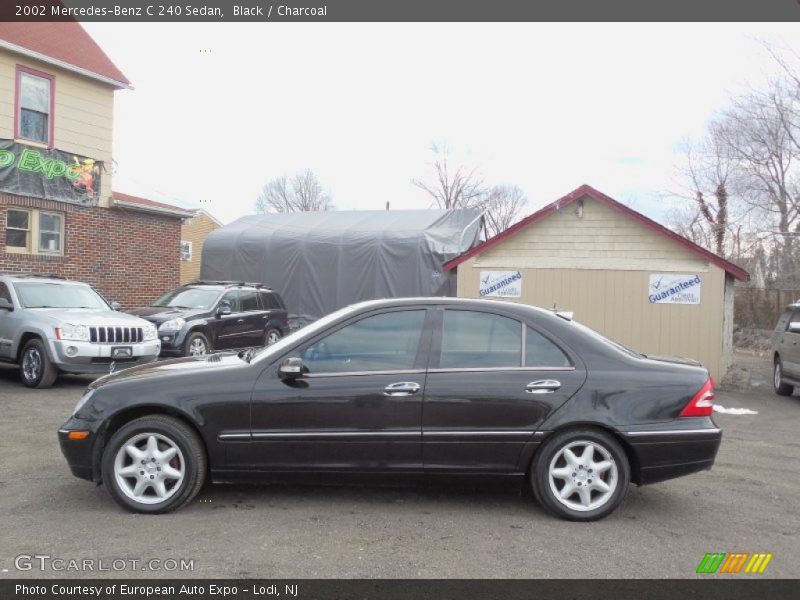Black / Charcoal 2002 Mercedes-Benz C 240 Sedan