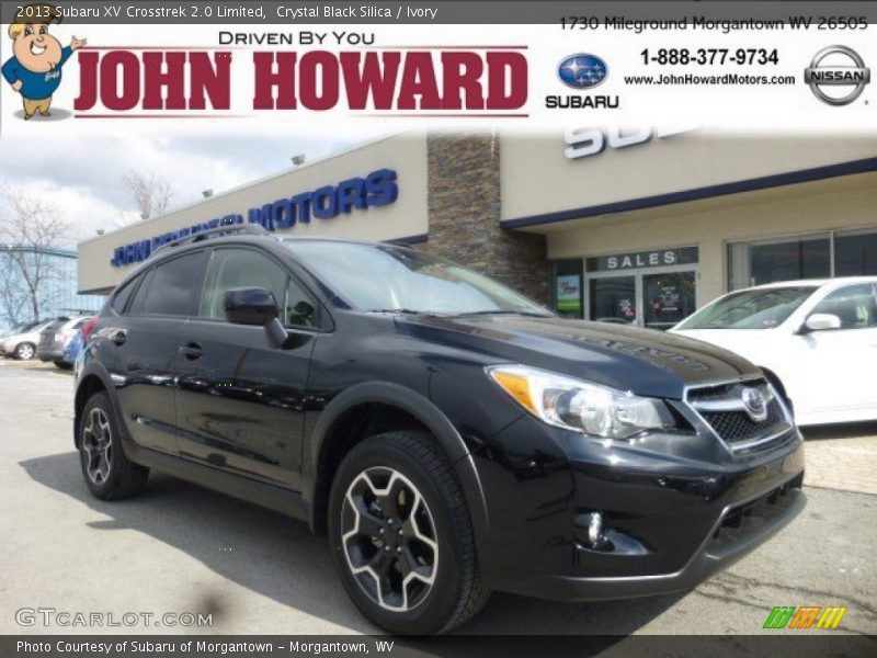 Crystal Black Silica / Ivory 2013 Subaru XV Crosstrek 2.0 Limited