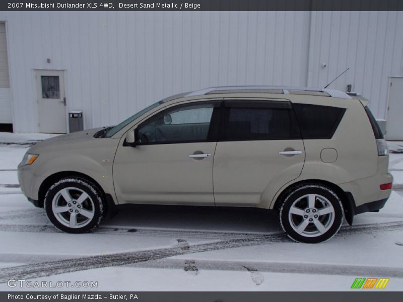 Desert Sand Metallic / Beige 2007 Mitsubishi Outlander XLS 4WD