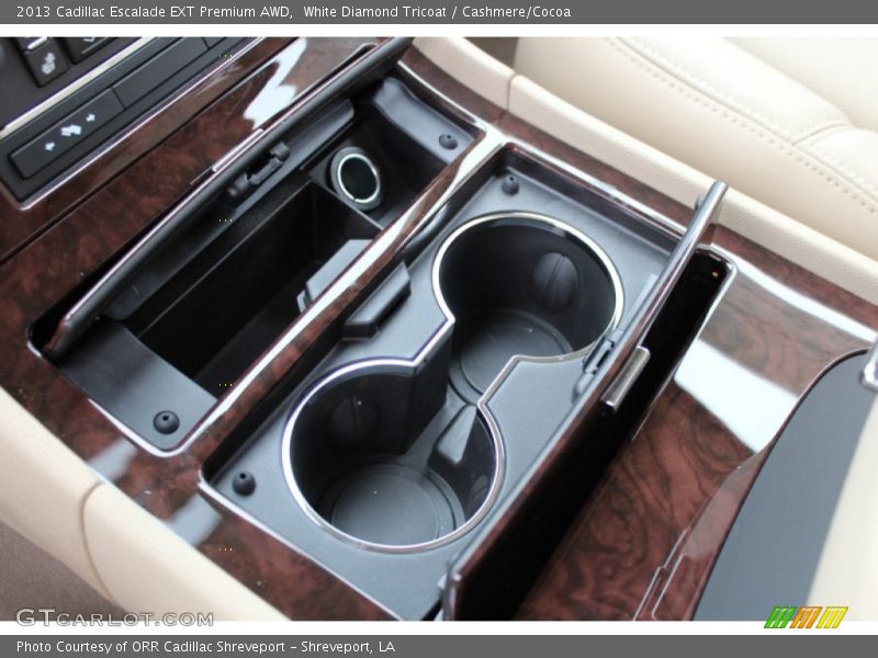 White Diamond Tricoat / Cashmere/Cocoa 2013 Cadillac Escalade EXT Premium AWD
