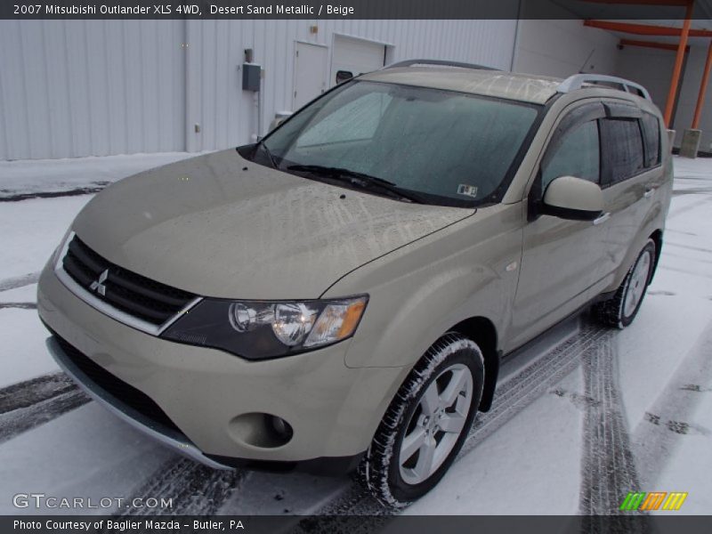Desert Sand Metallic / Beige 2007 Mitsubishi Outlander XLS 4WD