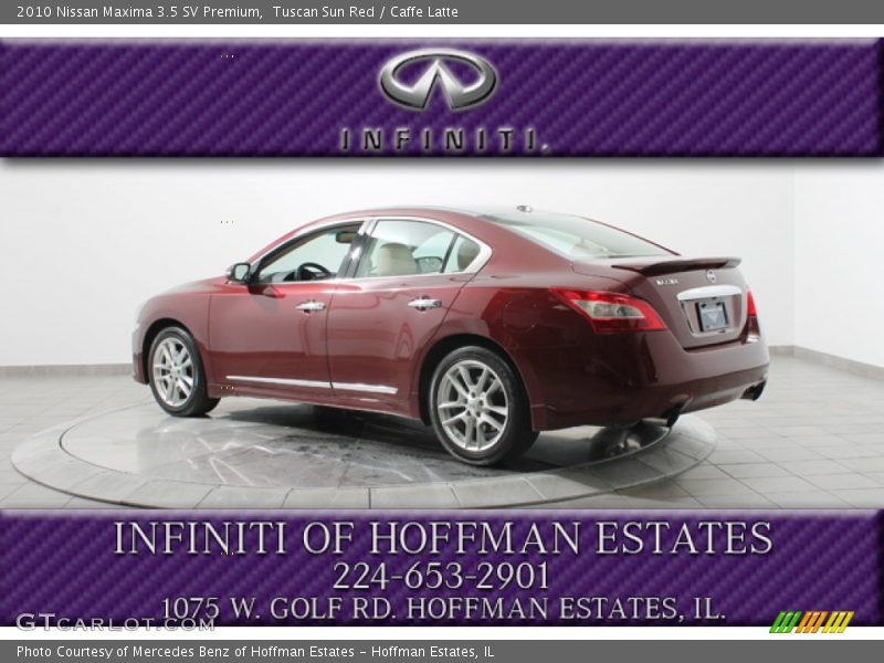 Tuscan Sun Red / Caffe Latte 2010 Nissan Maxima 3.5 SV Premium