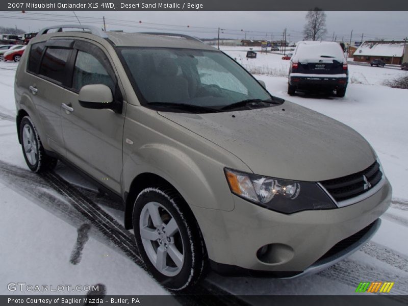 Desert Sand Metallic / Beige 2007 Mitsubishi Outlander XLS 4WD