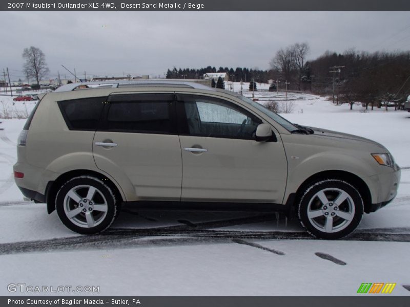 Desert Sand Metallic / Beige 2007 Mitsubishi Outlander XLS 4WD