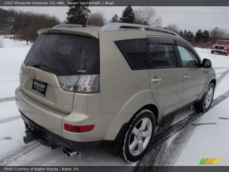 Desert Sand Metallic / Beige 2007 Mitsubishi Outlander XLS 4WD