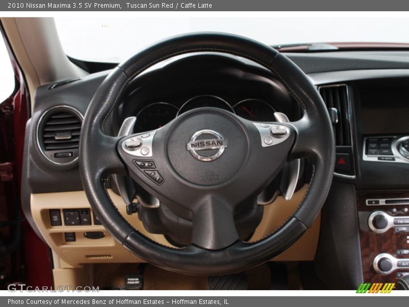 Tuscan Sun Red / Caffe Latte 2010 Nissan Maxima 3.5 SV Premium
