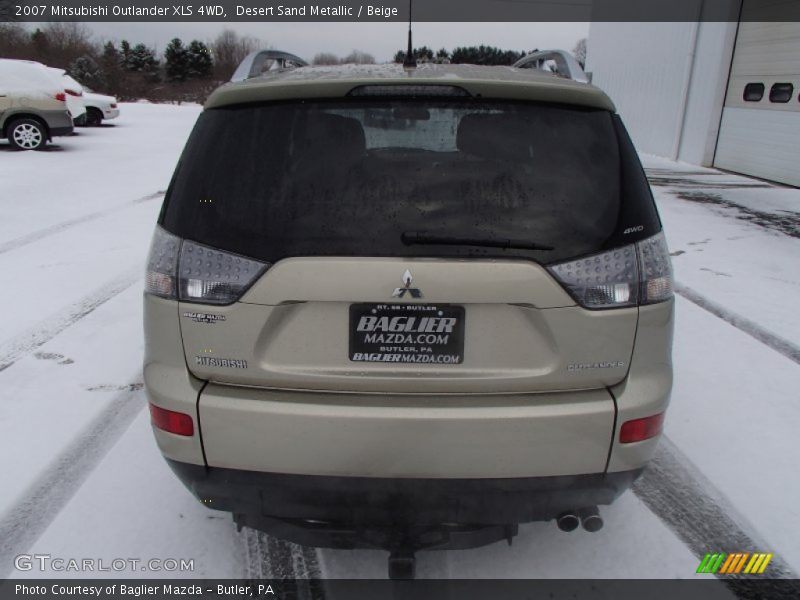 Desert Sand Metallic / Beige 2007 Mitsubishi Outlander XLS 4WD