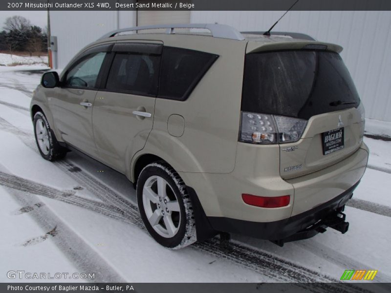 Desert Sand Metallic / Beige 2007 Mitsubishi Outlander XLS 4WD