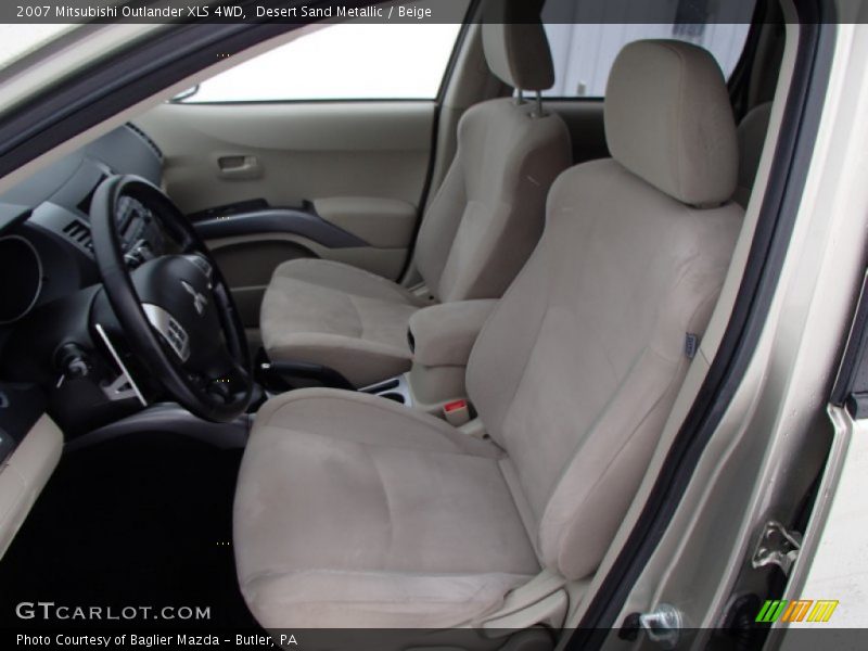 Desert Sand Metallic / Beige 2007 Mitsubishi Outlander XLS 4WD