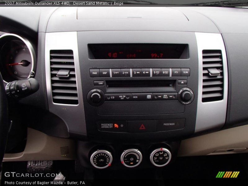 Desert Sand Metallic / Beige 2007 Mitsubishi Outlander XLS 4WD