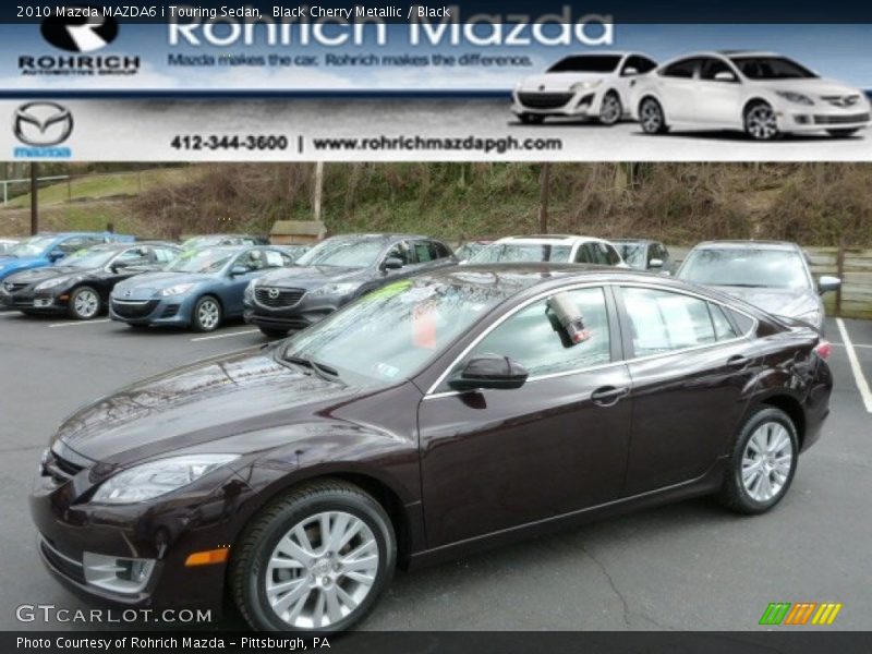 Black Cherry Metallic / Black 2010 Mazda MAZDA6 i Touring Sedan
