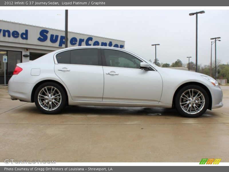 Liquid Platinum / Graphite 2012 Infiniti G 37 Journey Sedan