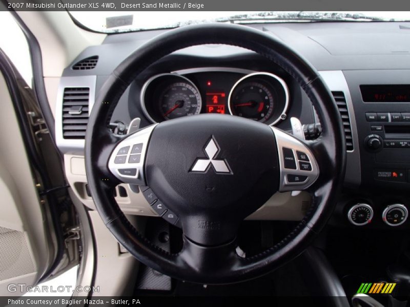 Desert Sand Metallic / Beige 2007 Mitsubishi Outlander XLS 4WD