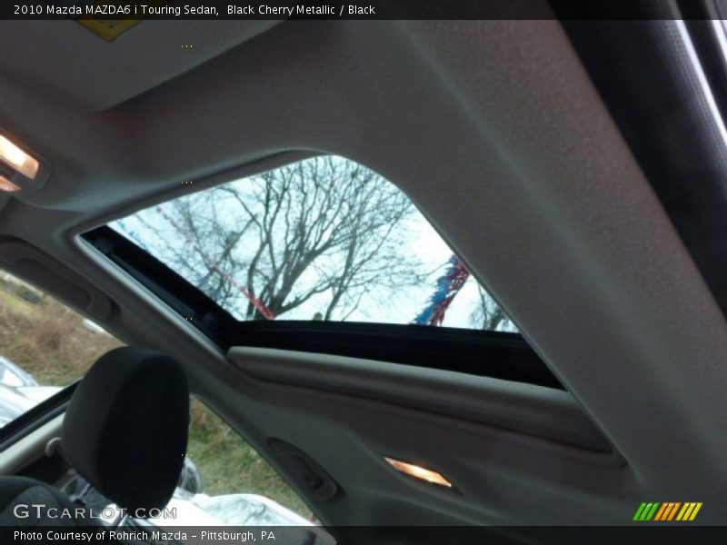 Black Cherry Metallic / Black 2010 Mazda MAZDA6 i Touring Sedan