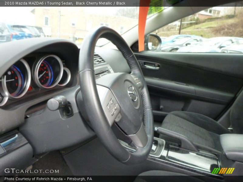 Black Cherry Metallic / Black 2010 Mazda MAZDA6 i Touring Sedan