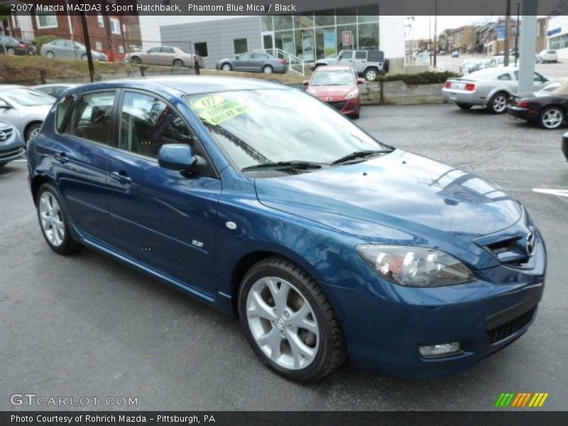 Front 3/4 View of 2007 MAZDA3 s Sport Hatchback