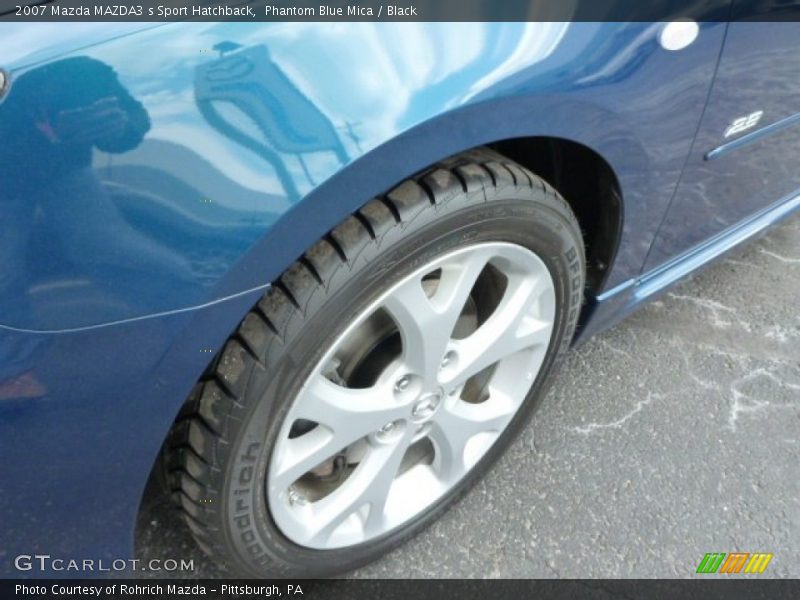 Phantom Blue Mica / Black 2007 Mazda MAZDA3 s Sport Hatchback