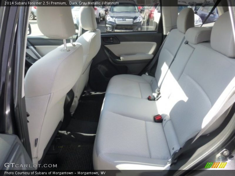 Dark Gray Metallic / Platinum 2014 Subaru Forester 2.5i Premium