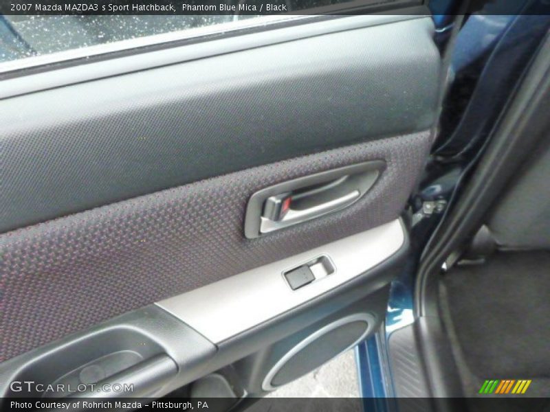 Phantom Blue Mica / Black 2007 Mazda MAZDA3 s Sport Hatchback
