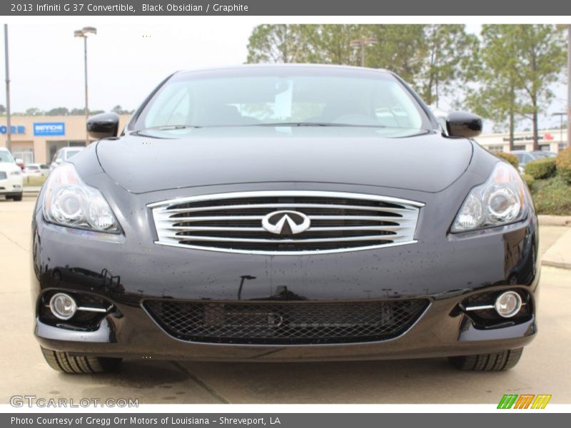 Black Obsidian / Graphite 2013 Infiniti G 37 Convertible