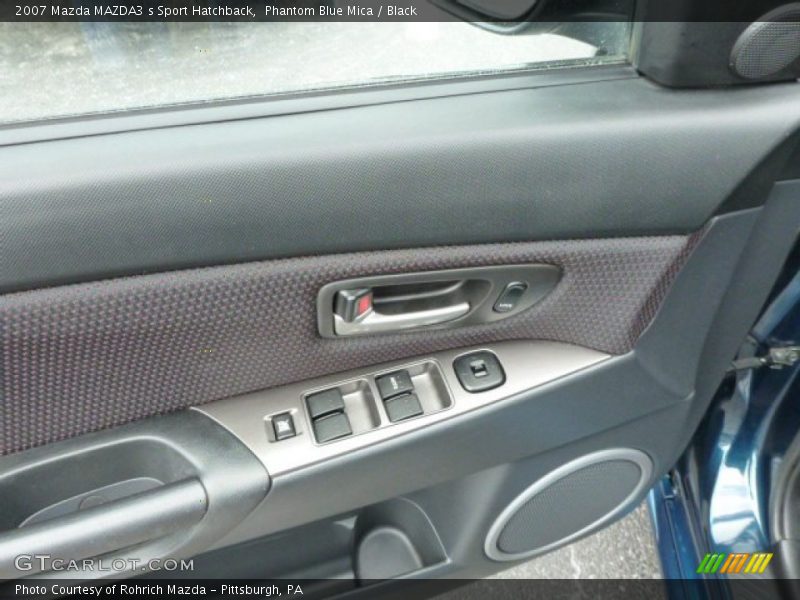 Phantom Blue Mica / Black 2007 Mazda MAZDA3 s Sport Hatchback