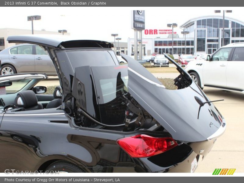 Black Obsidian / Graphite 2013 Infiniti G 37 Convertible