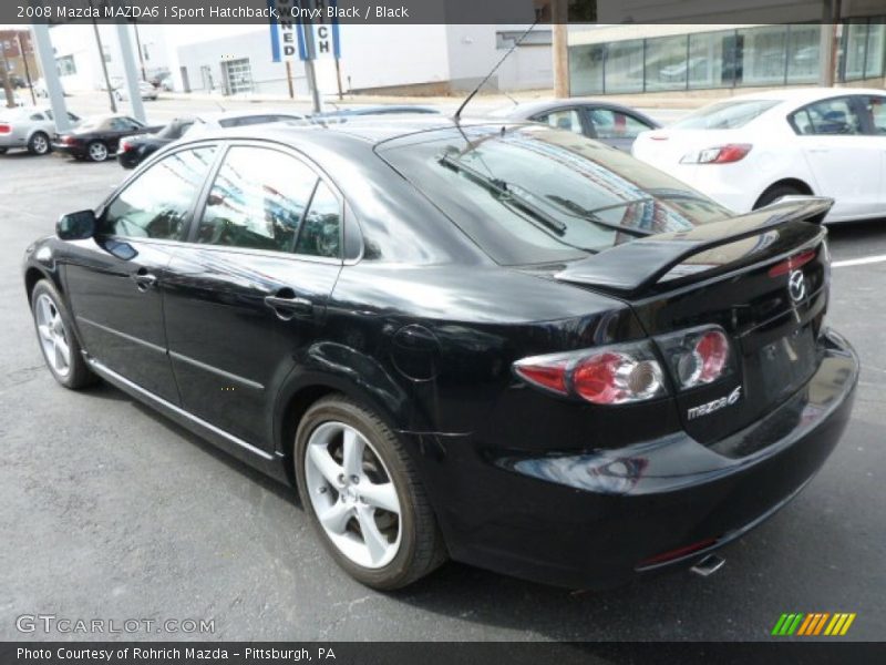 Onyx Black / Black 2008 Mazda MAZDA6 i Sport Hatchback