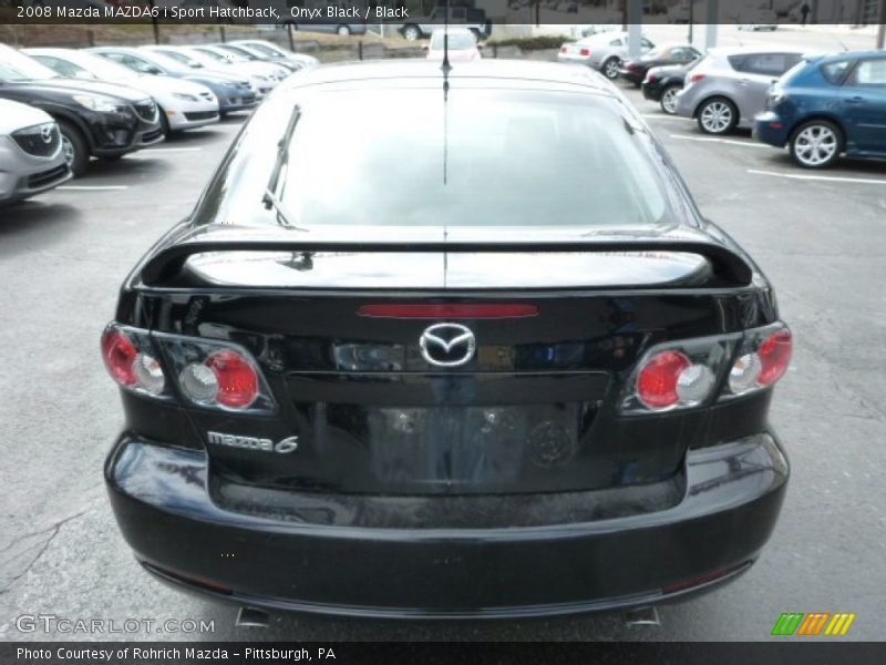 Onyx Black / Black 2008 Mazda MAZDA6 i Sport Hatchback