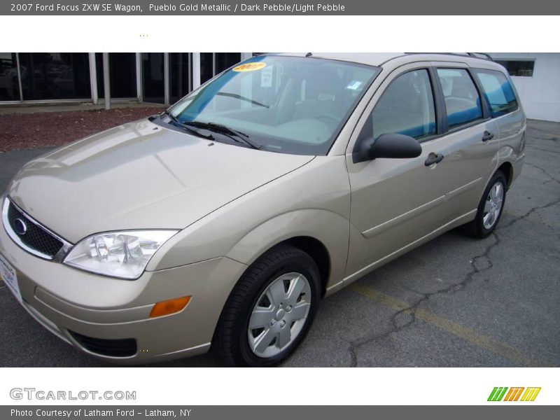 Pueblo Gold Metallic / Dark Pebble/Light Pebble 2007 Ford Focus ZXW SE Wagon