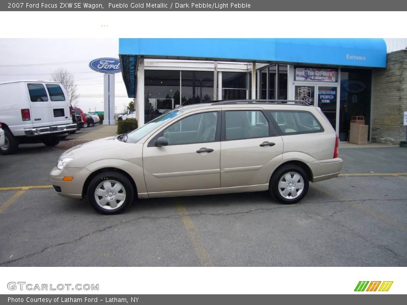 Pueblo Gold Metallic / Dark Pebble/Light Pebble 2007 Ford Focus ZXW SE Wagon