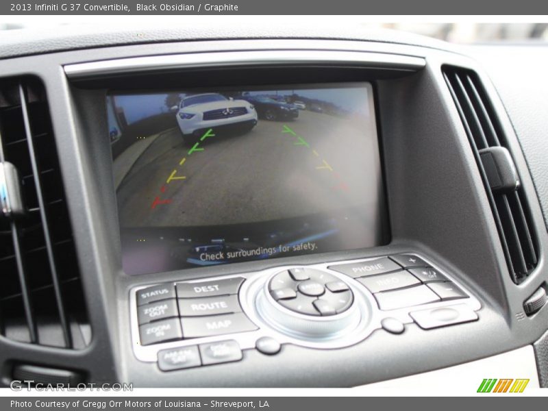 Controls of 2013 G 37 Convertible
