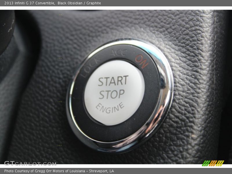 Controls of 2013 G 37 Convertible