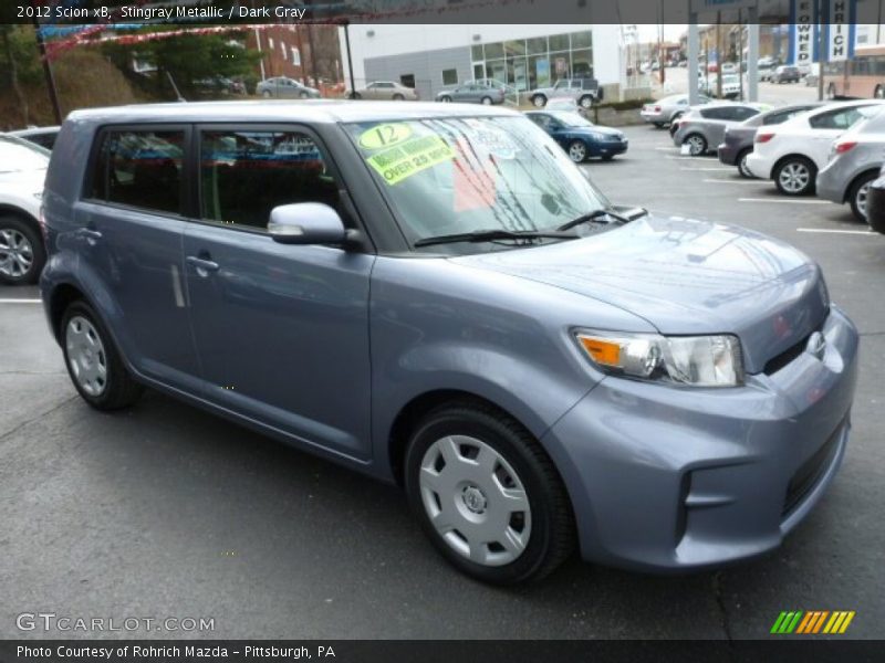 Stingray Metallic / Dark Gray 2012 Scion xB