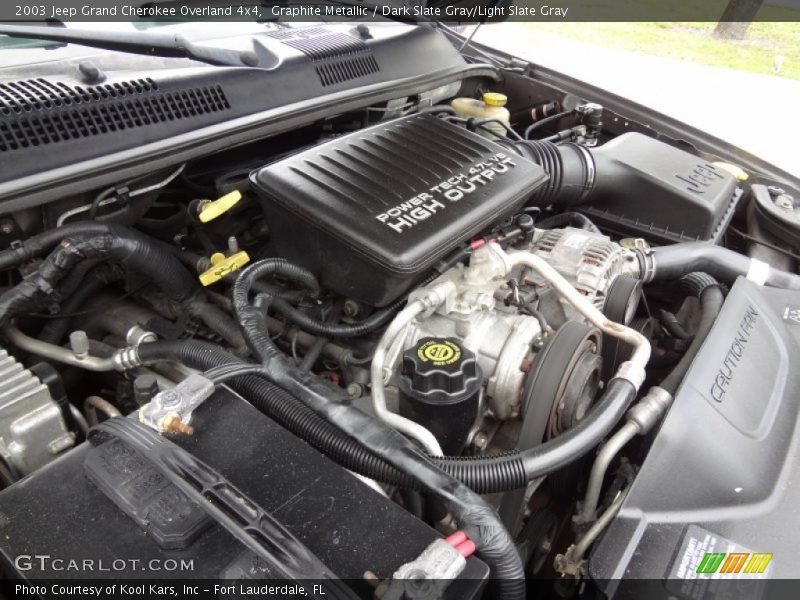  2003 Grand Cherokee Overland 4x4 Engine - 4.7 Liter SOHC 16-Valve V8