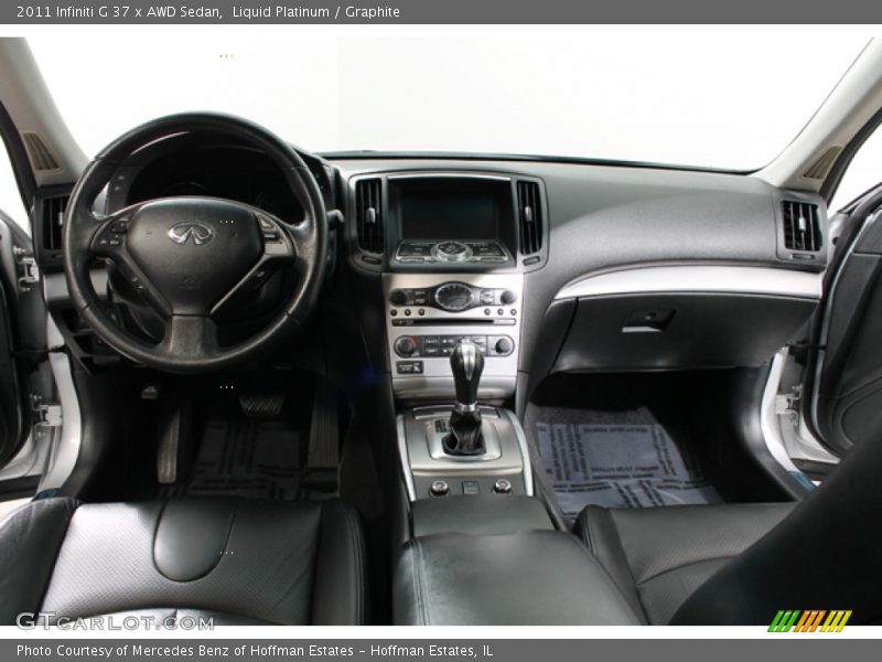 Liquid Platinum / Graphite 2011 Infiniti G 37 x AWD Sedan