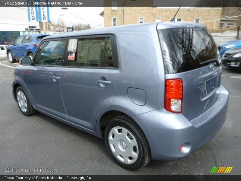 Stingray Metallic / Dark Gray 2012 Scion xB