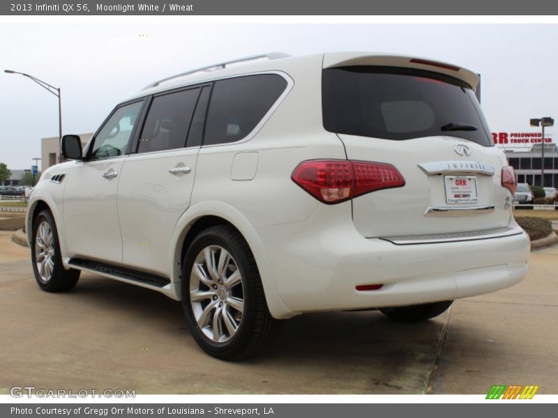 Moonlight White / Wheat 2013 Infiniti QX 56