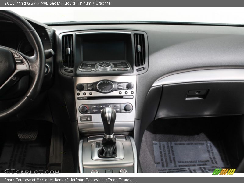 Liquid Platinum / Graphite 2011 Infiniti G 37 x AWD Sedan