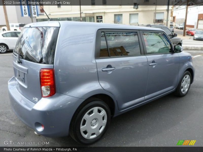 Stingray Metallic / Dark Gray 2012 Scion xB