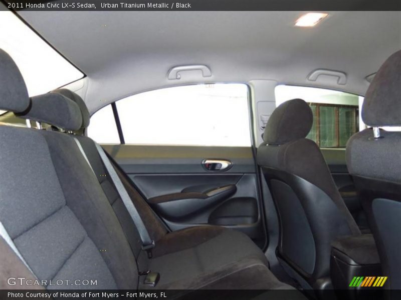 Urban Titanium Metallic / Black 2011 Honda Civic LX-S Sedan