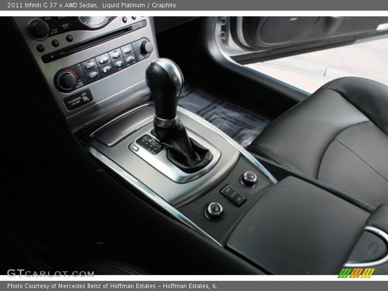 Liquid Platinum / Graphite 2011 Infiniti G 37 x AWD Sedan