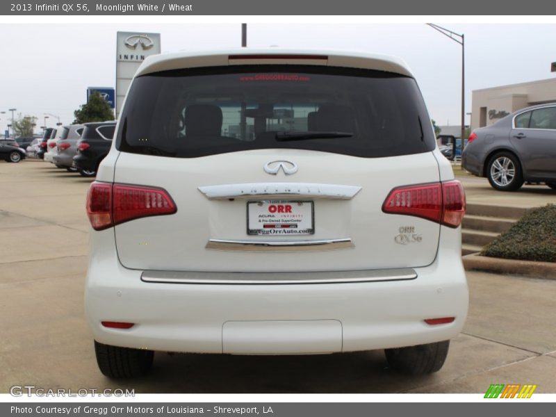 Moonlight White / Wheat 2013 Infiniti QX 56