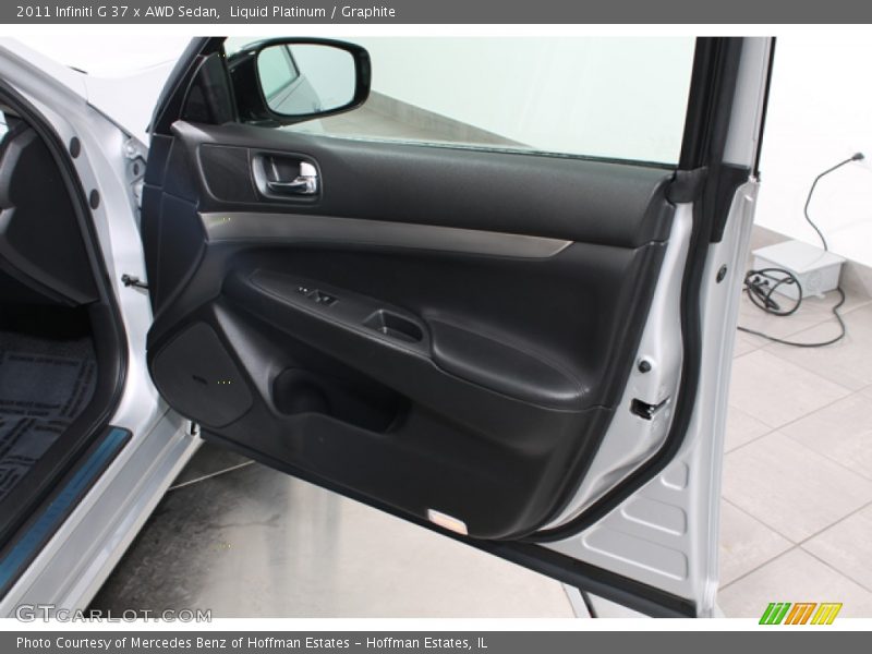 Liquid Platinum / Graphite 2011 Infiniti G 37 x AWD Sedan
