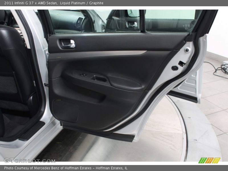 Liquid Platinum / Graphite 2011 Infiniti G 37 x AWD Sedan