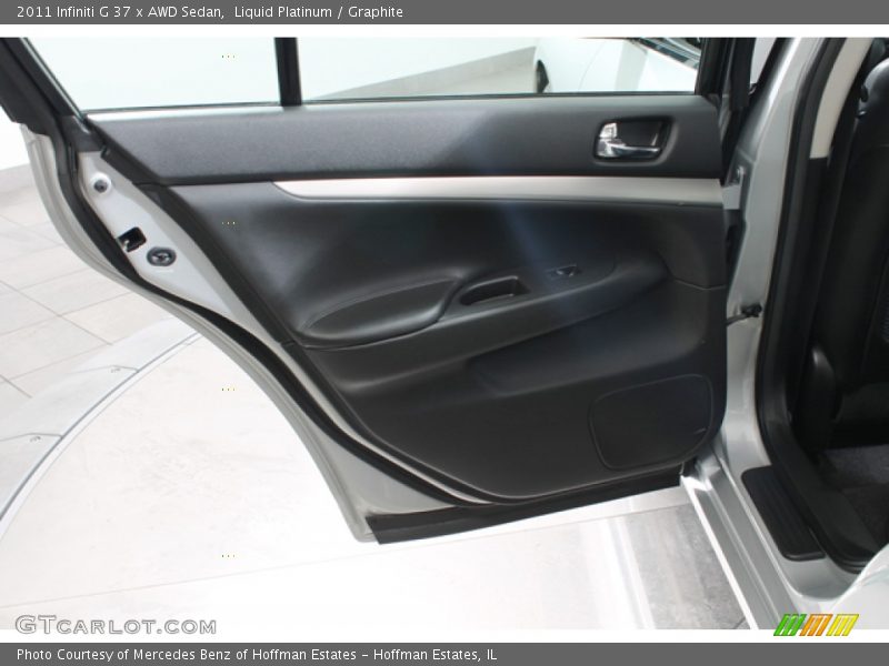 Liquid Platinum / Graphite 2011 Infiniti G 37 x AWD Sedan