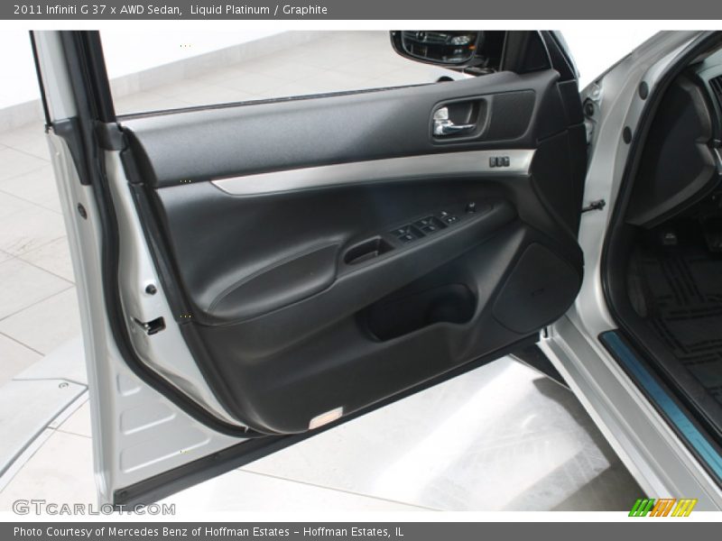 Liquid Platinum / Graphite 2011 Infiniti G 37 x AWD Sedan