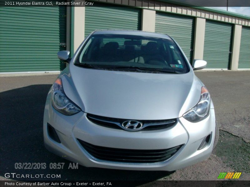 Radiant Silver / Gray 2011 Hyundai Elantra GLS