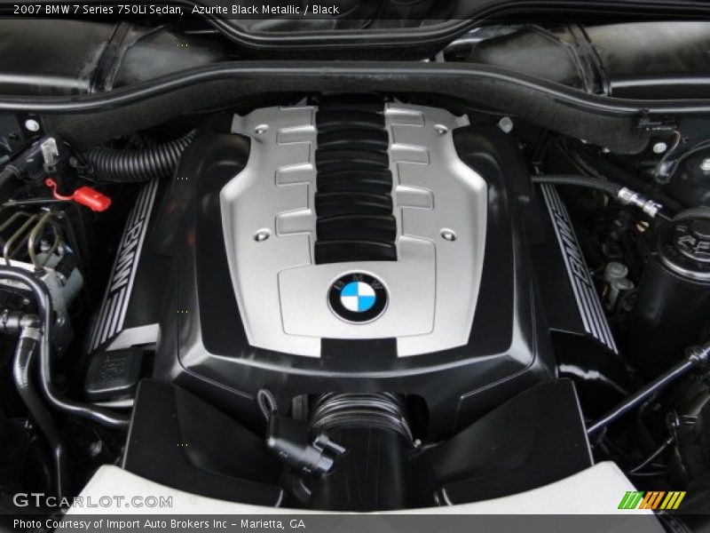  2007 7 Series 750Li Sedan Engine - 4.8 Liter DOHC 32-Valve VVT V8