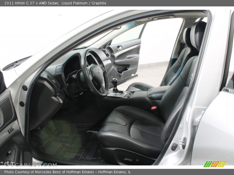 Liquid Platinum / Graphite 2011 Infiniti G 37 x AWD Sedan